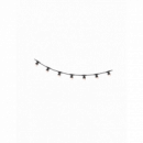 Guirnalda Luminosa Ibiza LEDSTRING-WH, 20 LED, IP44, 10 Metros, Blanco Cálido