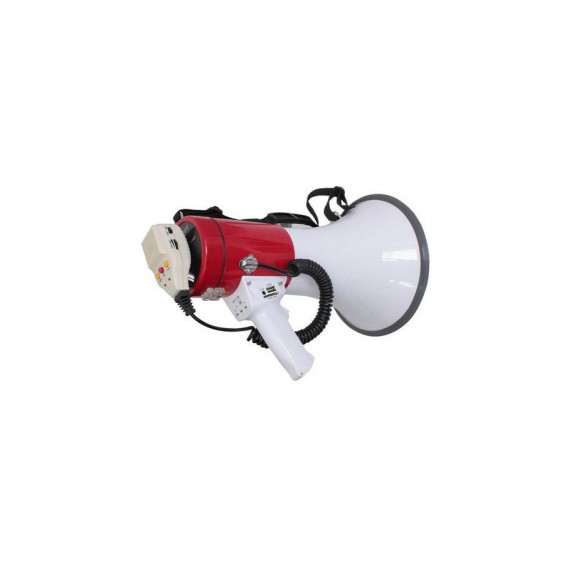 Megáfono LTC MEGA 50W USB Recargable con Grabación y Sirena