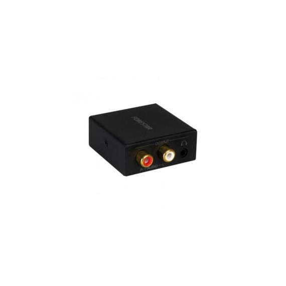 Convertidor de Audio Digital a Analógico Fonestar FO-38DAH Negro