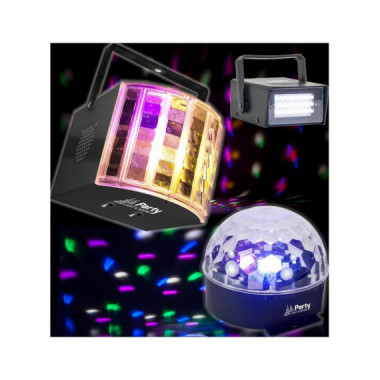 Efecto de Luz LED Party 3PACK con 6 Colores Disponibles