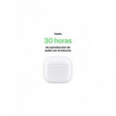 Apple AirPods 4 con Estuche de Carga USB-C, Chip H2 y Siri (MXP63ZM/A), Blanco