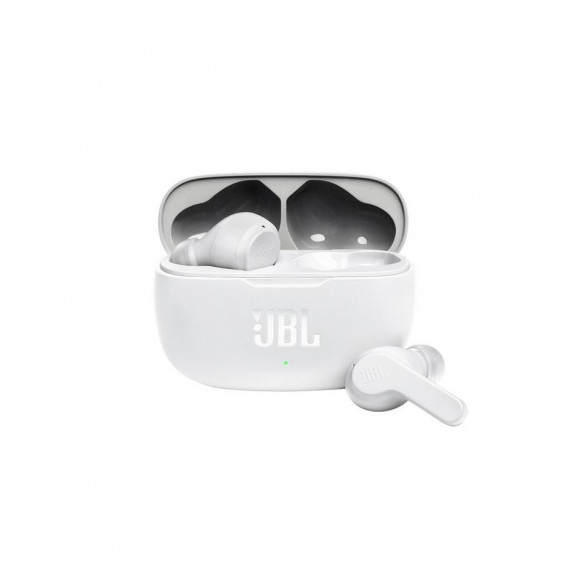 Auriculares JBL Wave 200TWS Bluetooth Blanco con Deep Bass y 20H Autonomía