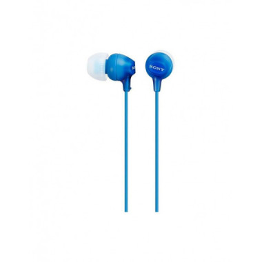 Auriculares SONY MDR-EX15AP con Micr&oacute;fono para Llamadas y M&uacute;sica, Color Azul