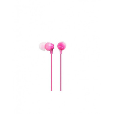 Auriculares de Bot&oacute;n Sony MDR-EX15AP con Micr&oacute;fono y Mando, Rosa