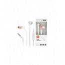 Auriculares JBL Tune T160 Intraaurales con Cable, Blanco