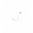 Auriculares JBL Tune T160 Intraaurales con Cable, Blanco