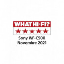 Sony WF-C500, Auriculares Inalámbricos True Wireless Bluetooth Blancos