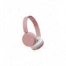 Auriculares JVC HA-S36W, Inalámbricos de Diadema, para Llamadas y Música, Bluetooth, Rosa
