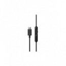 Auriculares JVC HA-S33UC, Diadema con Cable USB-C para Llamadas y Música, Negros