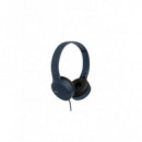 Auriculares JVC HAS33UC Diadema Alámbricos USB-C Negro/Azul