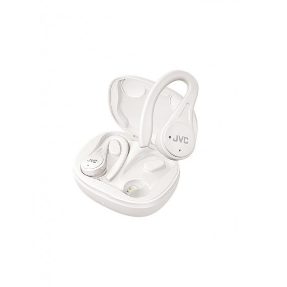 Auriculares Inalámbricos JVC HA-EC25T TWS con Gancho de Oreja, Bluetooth 5.1, Blanco