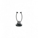 Meliconi 497339 Auriculares Estetofónicos Inalámbricos para TV con Base de Carga Negro/Gris
