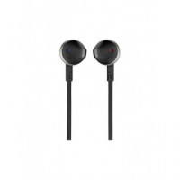 Auriculares JBL Tune 205 con Cable, Color Negro