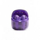 Auriculares JBL Tune Flex Ghost Edition TWS In-Ear Bluetooth Púrpura Translúcido