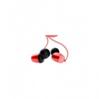 Auriculares Intrauditivos Aiwa ESTM-20RD con Micrófono, Jack 3.5mm, Color Rojo
