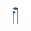 Auriculares Sony WI-C100L Inalámbricos Bluetooth con Micrófono, Azul