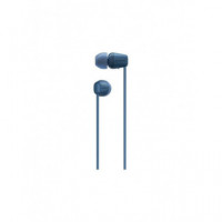Auriculares Sony WI-C100L Inalámbricos Bluetooth con Micrófono, Azul