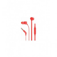 Auriculares Intraaurales JBL Tune T160 con Cable, Rojos