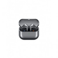 Samsung Galaxy Buds3 TWS con Cancelación Activa de Ruido (ANC), 48mAh, Estuche 515mAh, Plata