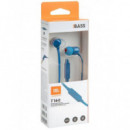 Auriculares Intraaurales JBL Tune 160 con Cable Azules