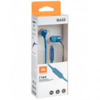 Auriculares Intraaurales JBL Tune 160 con Cable Azules