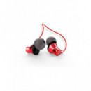 Auriculares Intra-auditivos Estéreo AIWA ESTM-50USB-C con Micrófono y Control Remoto, Color Rojo