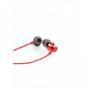 Auriculares Intra-auditivos Estéreo AIWA ESTM-50USB-C con Micrófono y Control Remoto, Color Rojo