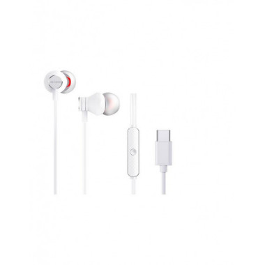 Auriculares Est&eacute;reo Intrauditivos Aiwa ESTM-50USB-C USB-C, Micr&oacute;fono y Control Remoto, Blanco