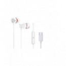 Auriculares Estéreo Intrauditivos Aiwa ESTM-50USB-C USB-C, Micrófono y Control Remoto, Blanco
