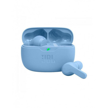 Auriculares Inal&aacute;mbricos JBL Wave Beam, Color Azul