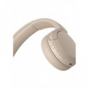 Auriculares Diadema Sony WH-CH520 Bluetooth USB-C Color Crema