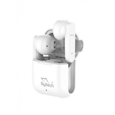 Auriculares SYTECH SY-TWS410 Qslide IPX4, Color Blanco