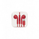 Auricular DCU In-Ear con Conexión Lightning, Estéreo, Color Rojo