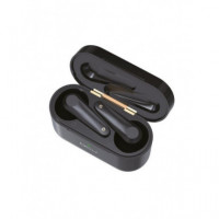 Auriculares Inalámbricos Ultraligeros DCU, Bluetooth, Negros