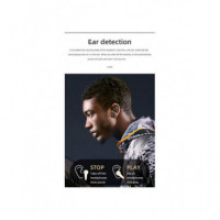 Auriculares Inalámbricos Ultraligeros DCU, Bluetooth, Negros