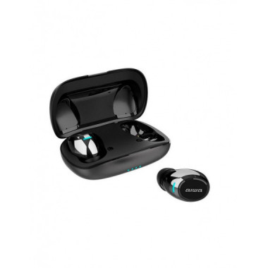 Auriculares Inal&aacute;mbricos Aiwa EBTW-850 Intraurales Bluetooth Negros