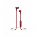 Auriculares de Botón Inalámbricos PIONEER C4 BLUETOOTH Rojo