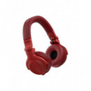 Auriculares PIONEER DJ HDJ-CUE1BT BLUETOOTH Rojo