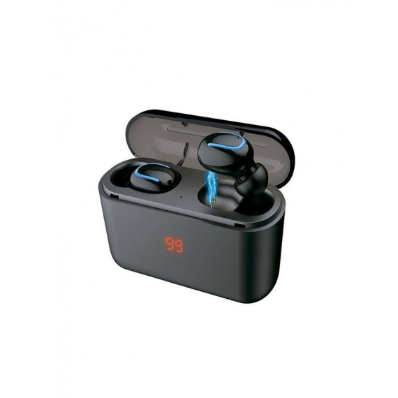Auriculares Inalámbricos Sytech TWS1500 True Wireless con Estuche Power Bank Negro