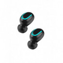 Auriculares Inalámbricos Sytech TWS1500 True Wireless con Estuche Power Bank Negro