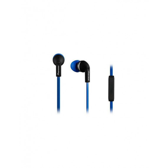 Pioneer SE-CL502T-L - Auriculares de Botón con Micrófono, Azul