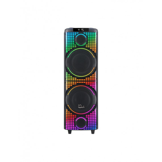 Sistema Acústico Portátil SYTECH SYXTR808BT Auralux 808, 100W Rms, Tws, Negro