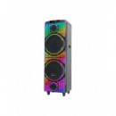 Sistema Acústico Portátil SYTECH SYXTR808BT Auralux 808, 100W Rms, Tws, Negro