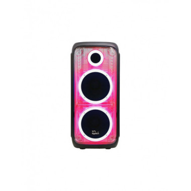 Sistema Ac&uacute;stico Sytech XTR628BT StormGlass 628, 100W RMS, TWS, FM, Micr&oacute;fono Inal&aacute;mbrico, Negro