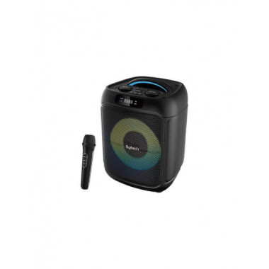 Altavoz Port&aacute;til Sytech XTR115BT 30W RMS Bluetooth USB Radio FM Micr&oacute;fono Negro