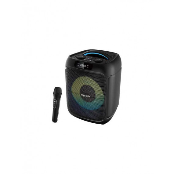 Altavoz Portátil Sytech XTR115BT 30W RMS Bluetooth USB Radio FM Micrófono Negro