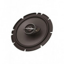 Altavoz Coaxial Pioneer TS-A1671F, 3 Vías, 320W, 16.5 cm, Negro