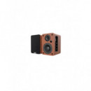 Pareja de Altavoces Aiwa SPA-200, 50W RMS, Color Madera