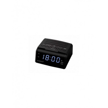 Sunstech FRD35U - Radio Despertador, Alarma Dual, USB y Carga de Tel&eacute;fonos Inteligentes, Negro