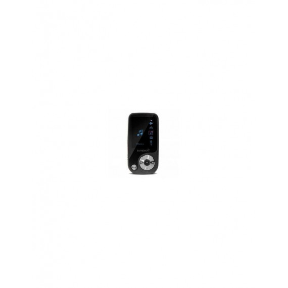 Reproductor MP4 Sunstech THORN 4GB con Pantalla 1.8", Radio FM y Lector SD - Negro